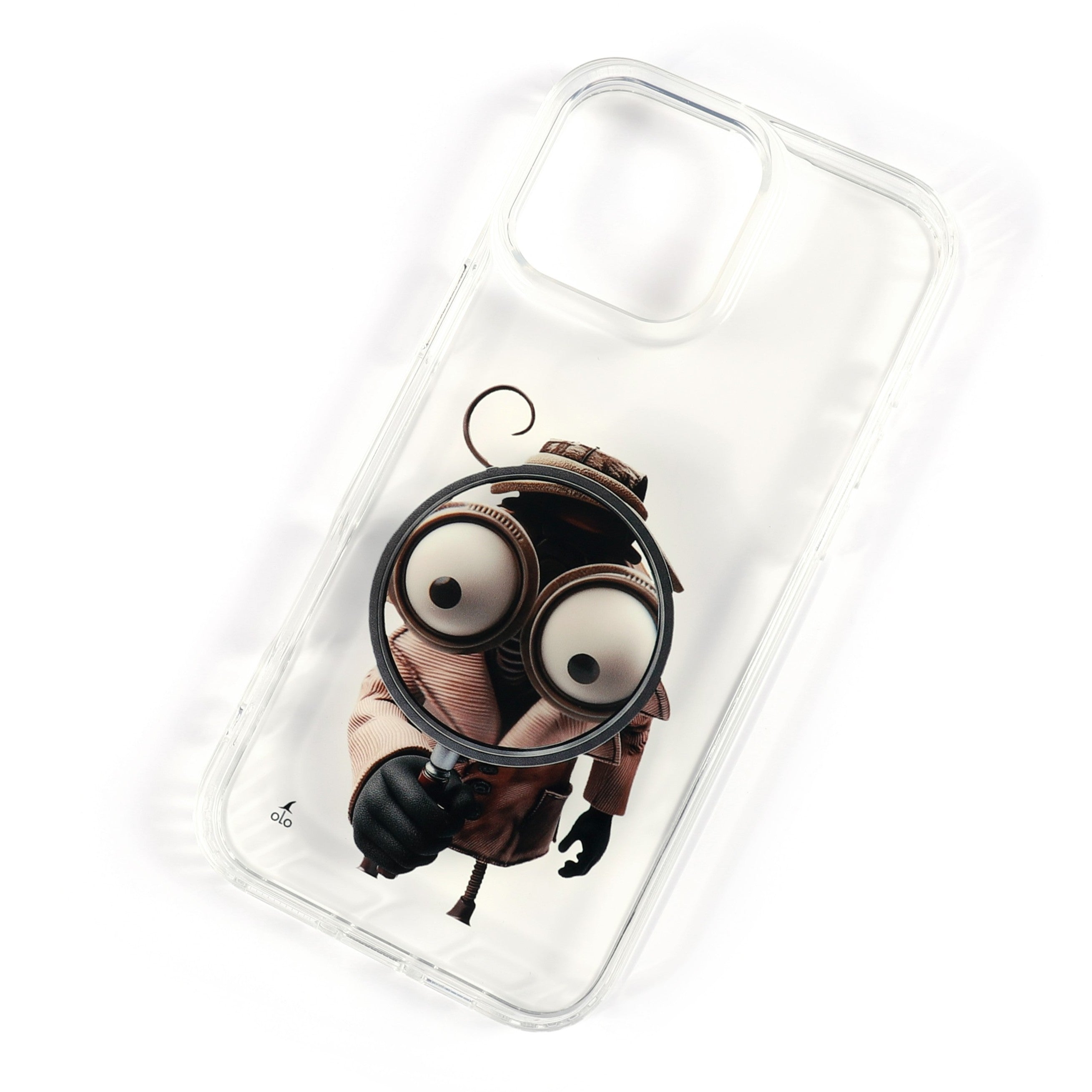 Detective Cog Clear Phone Case