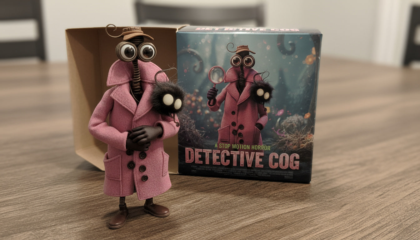 The Detective Cog Figure: Pink Limited Edition