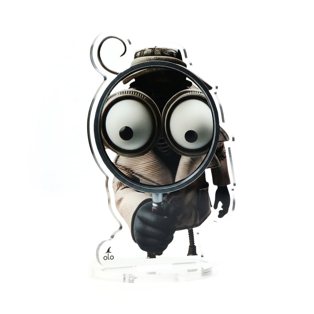 Clear Acrylic Standee: Detective Cog