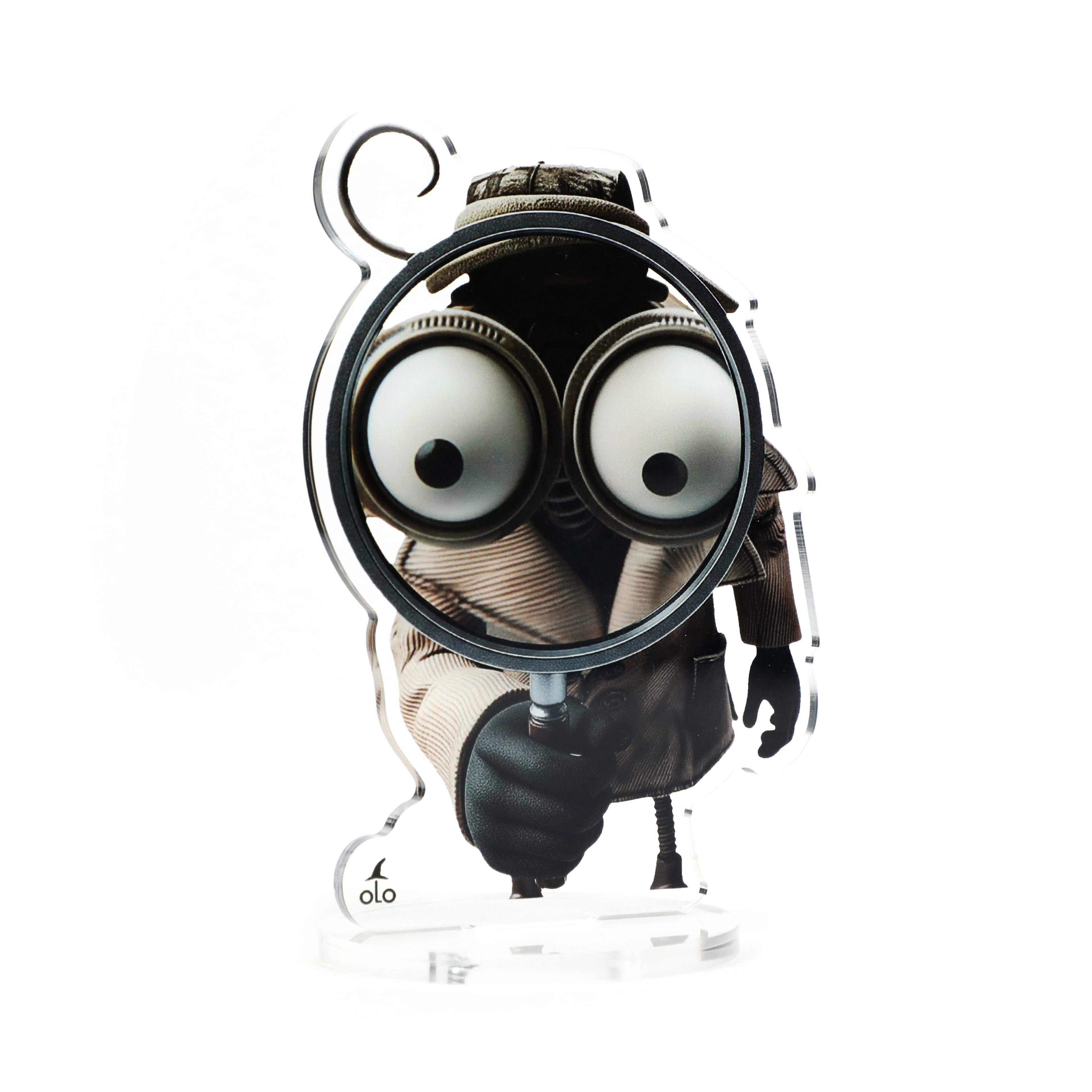 Clear Acrylic Standee: Detective Cog