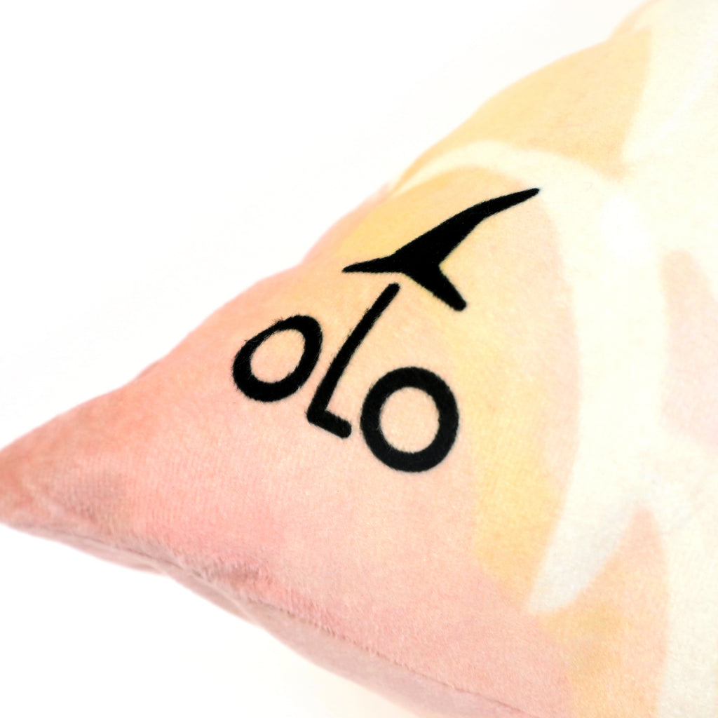 Square Throw Pillow: Baby Pip's Cozy Glow